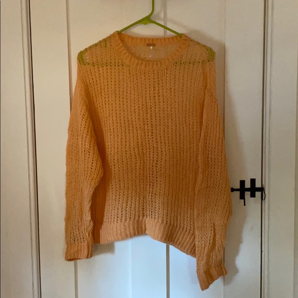 Orange light weight knit from Free People